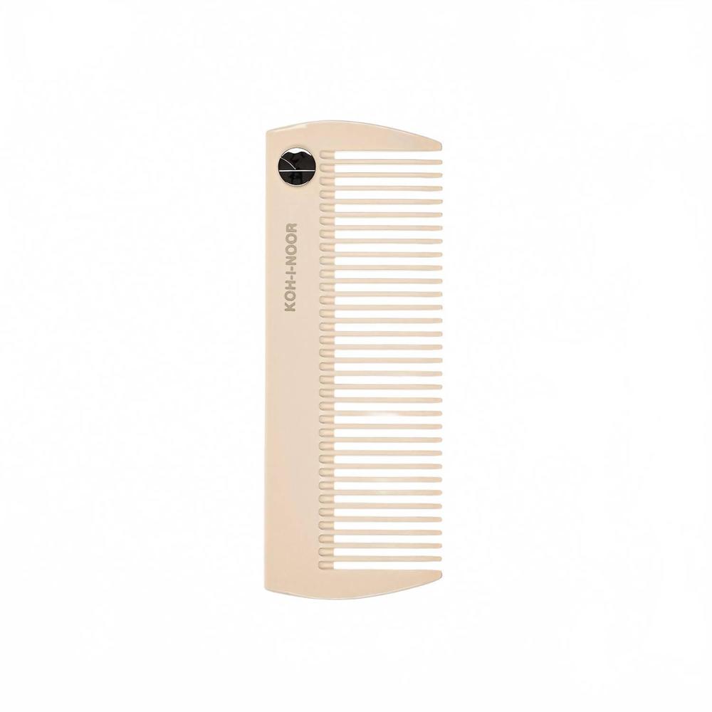 NEW KOH-I-NOOR BEAUTY USA women's wide tooth comb in ivory white